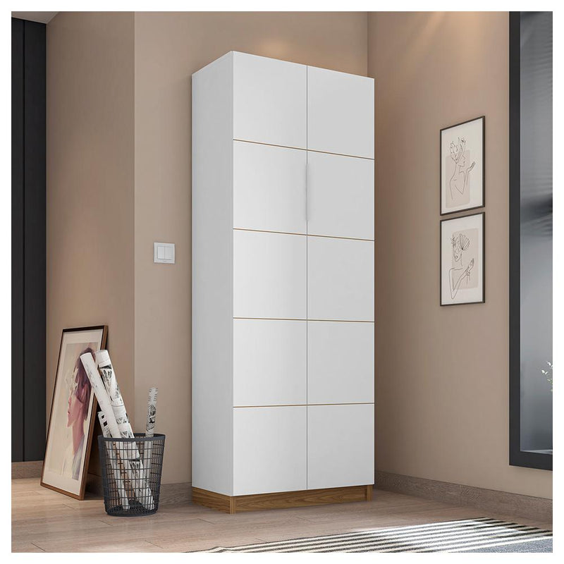 Kit Conjunto Escritório 9 Peças Cubic Branco Caemmun